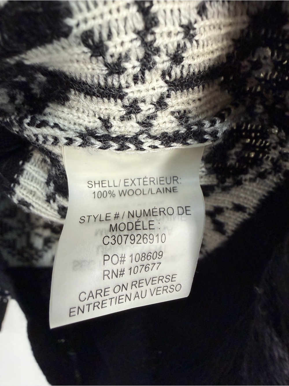 ALICE + OLIVIA SNOW JACQUARD AND BEADS CARDIGAN WOOL KNIT TOP SWEATER SIZE L - Picture 15 of 16